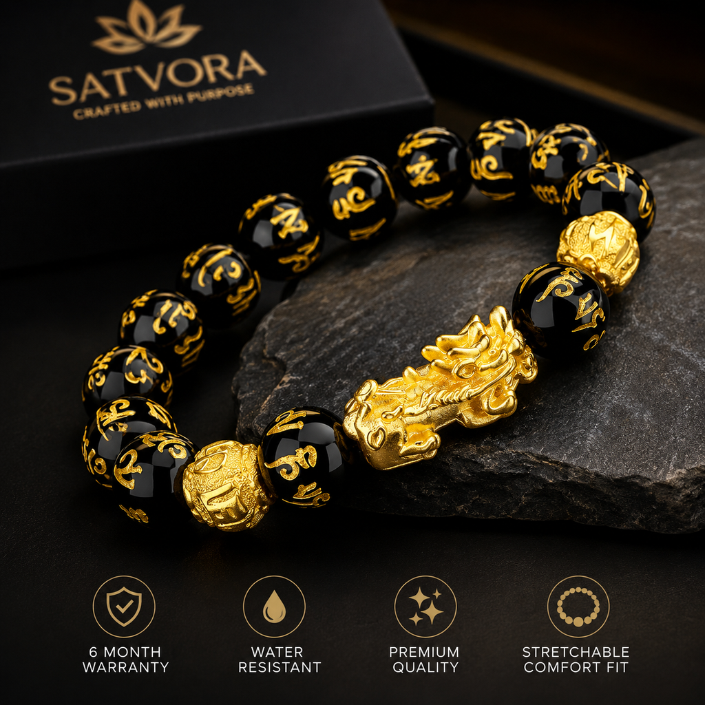 Dragon Wealth Protection Bracelet With 6-Month Warranty