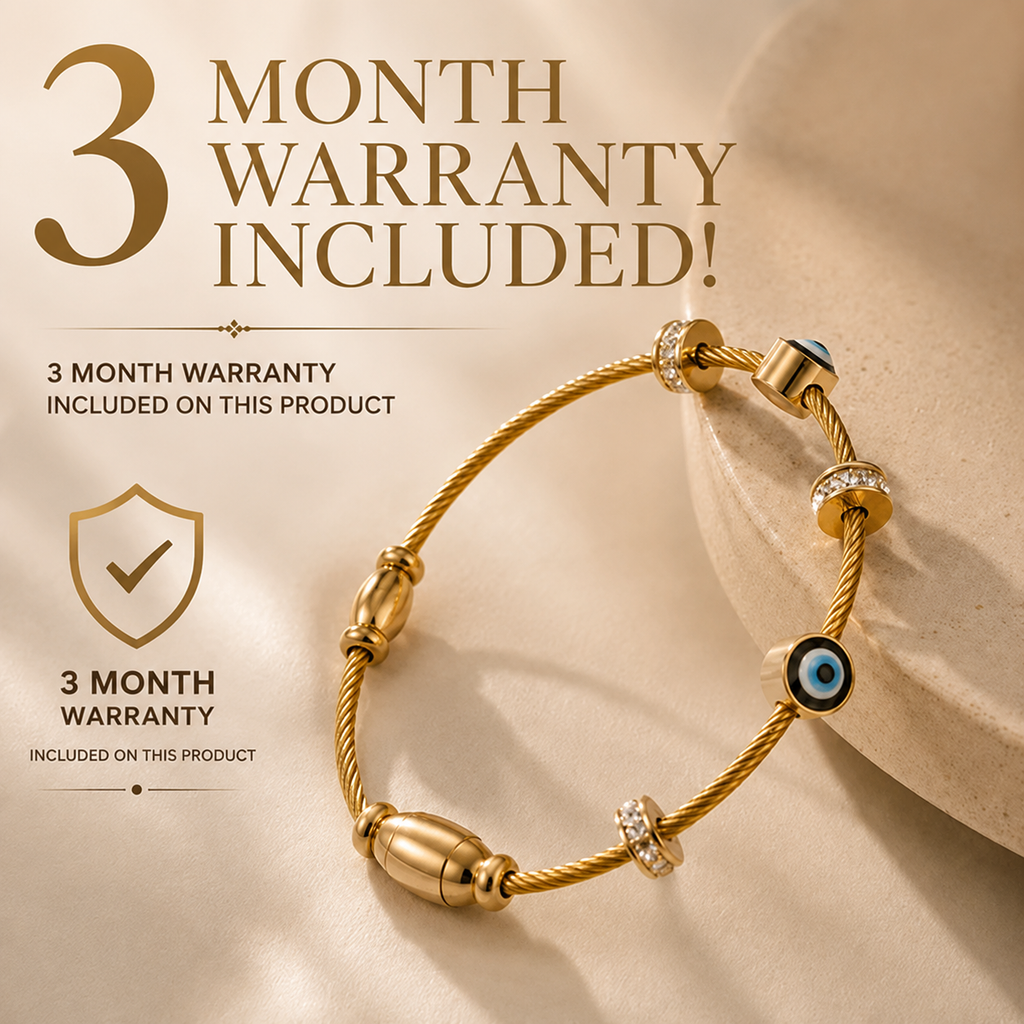 Evil Eye Diamond Magnetic Bracelet With 3 Months Replacement Warranty